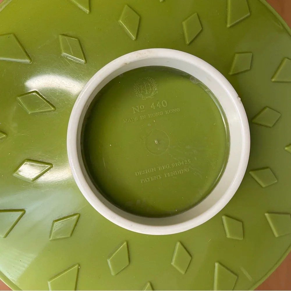 Vintage Avocado Green Ice Bucket